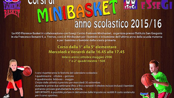 Corsi sportivi per l’anno scolastico 2015 – 2016